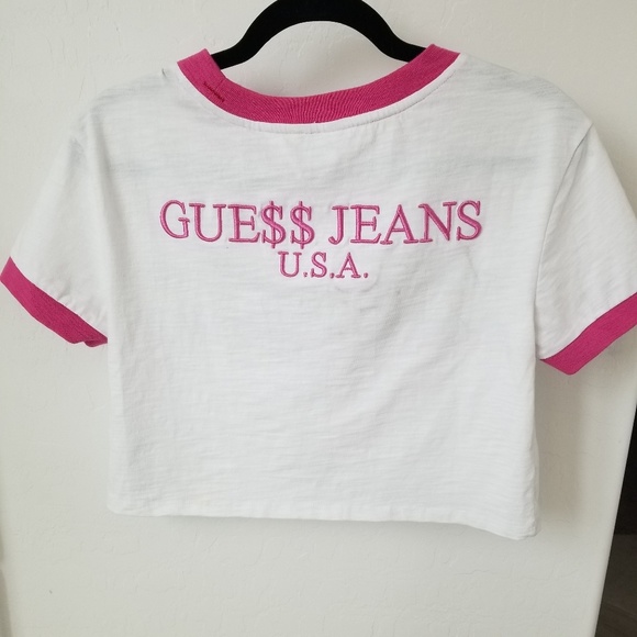 *SOLD* GUESS ASAP Rocky Cropped Ringer Tee - Picture 4 of 4